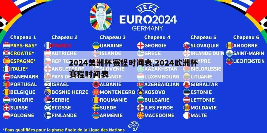 2024美洲杯赛程时间表,2024欧洲杯赛程时间表