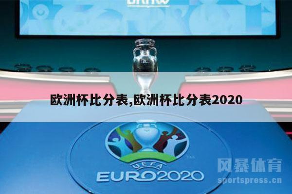 欧洲杯比分表,欧洲杯比分表2020